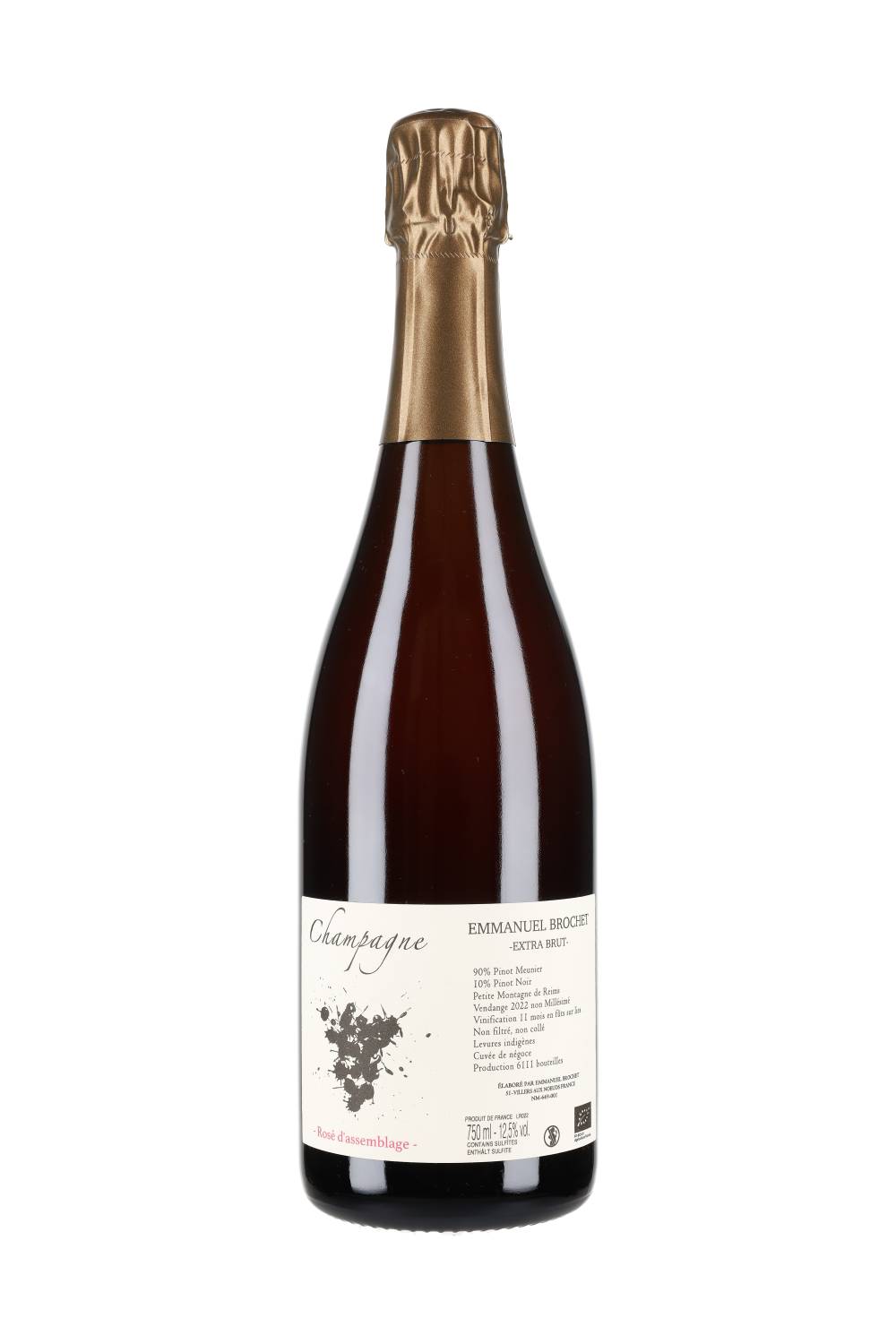 Emmanuel Brochet Champagne Rosé d'Assamblage 2022