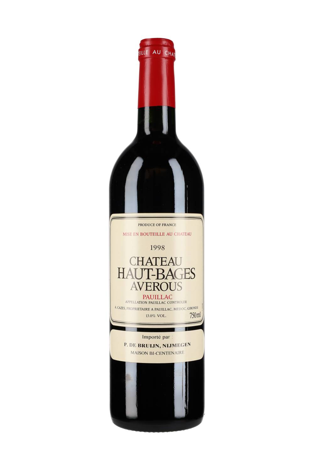 Château Haut-Bages-Averous Pauillac 1998