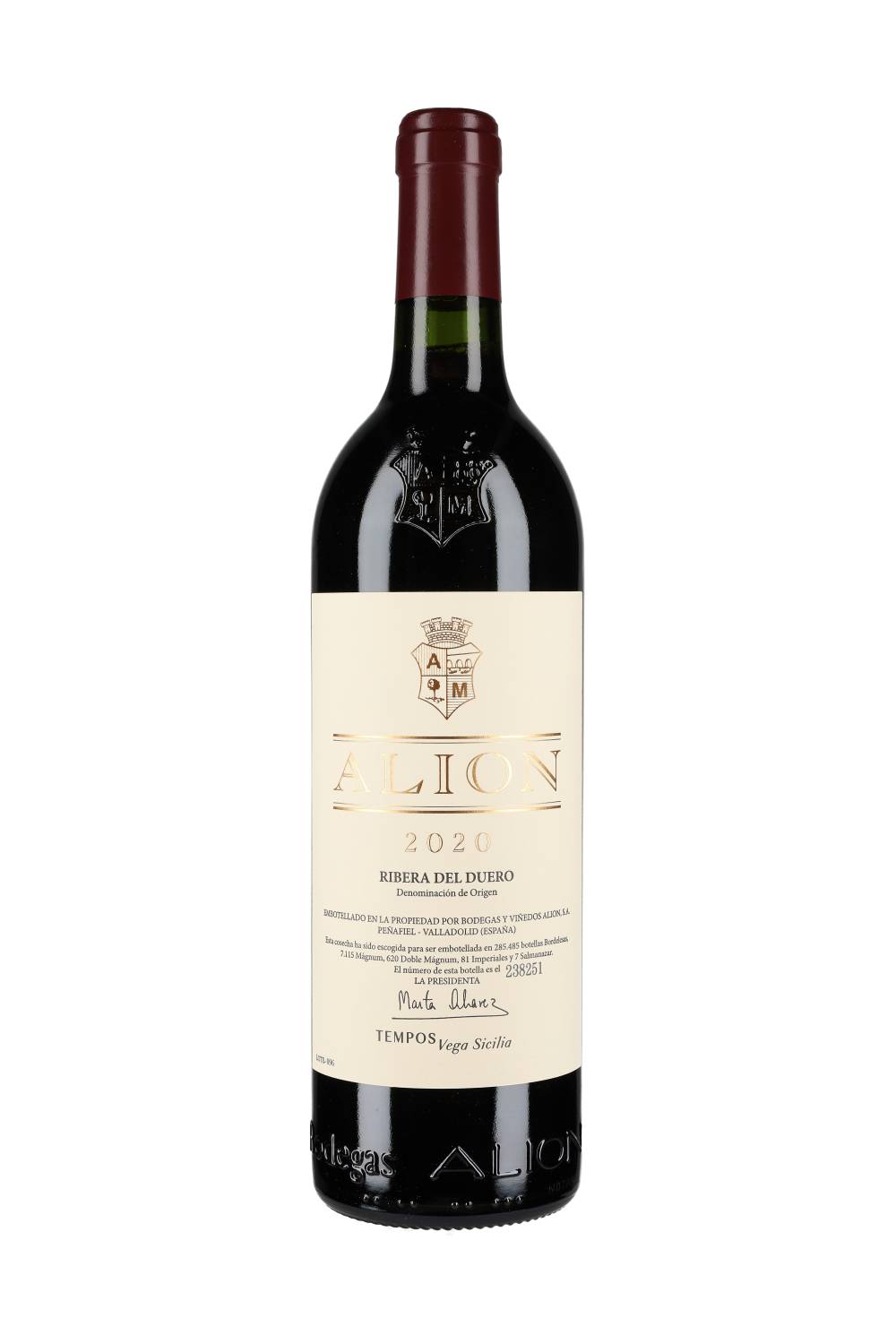 Vega Sicilia Ribera del Duero Alión 2020