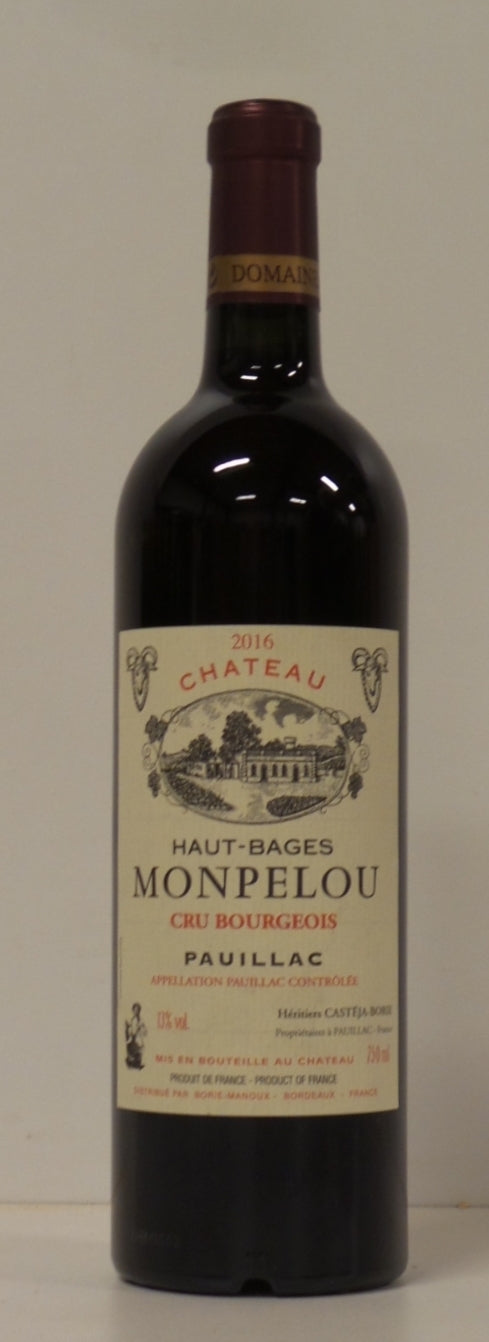 Haut Bages Monpelou, Pauillac - 2016