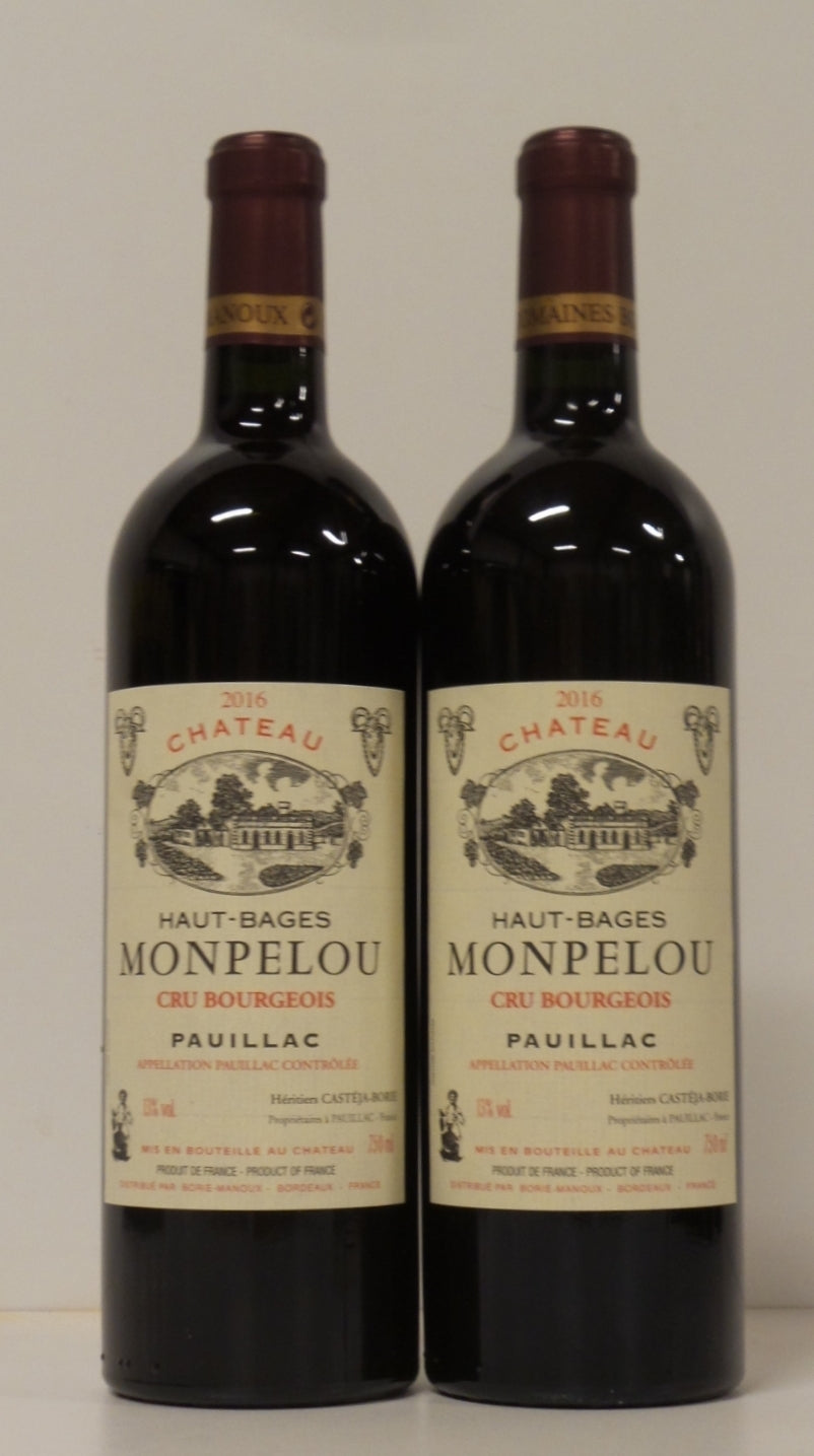 Haut Bages Monpelou, Pauillac - 2016
