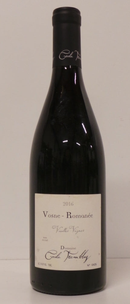 Cecile Tremblay, Vosne Romanee, Vieilles Vignes - 2016