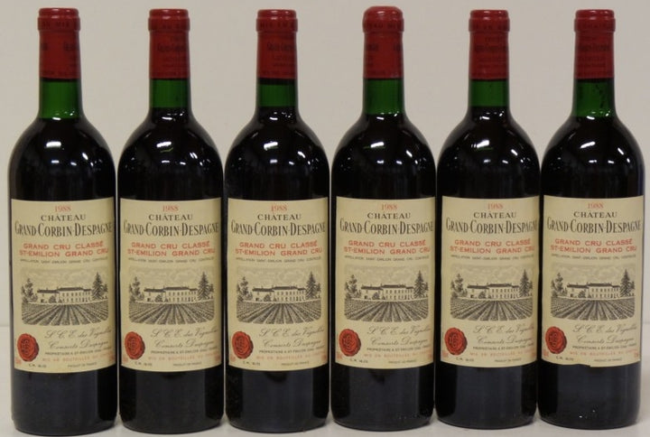 Grand Corbin D`Espagne, Saint Emilion - 1988
