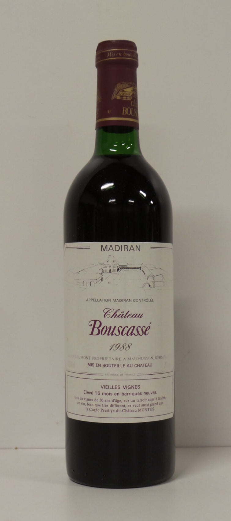 Bouscasse, Madiran, Vieilles Vignes - 1988