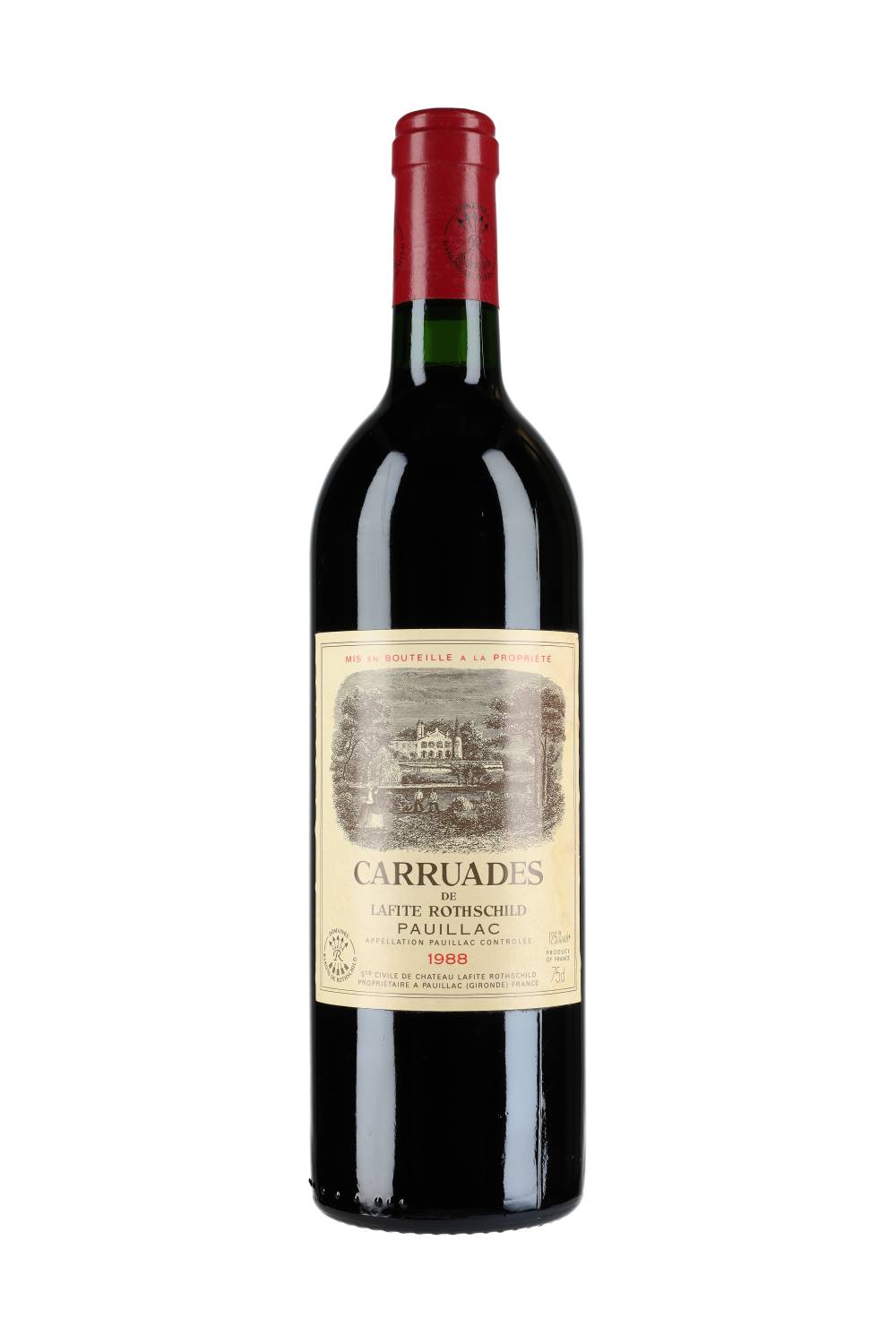 Château Lafite Rothschild Pauillac Carruades de Lafite 1988