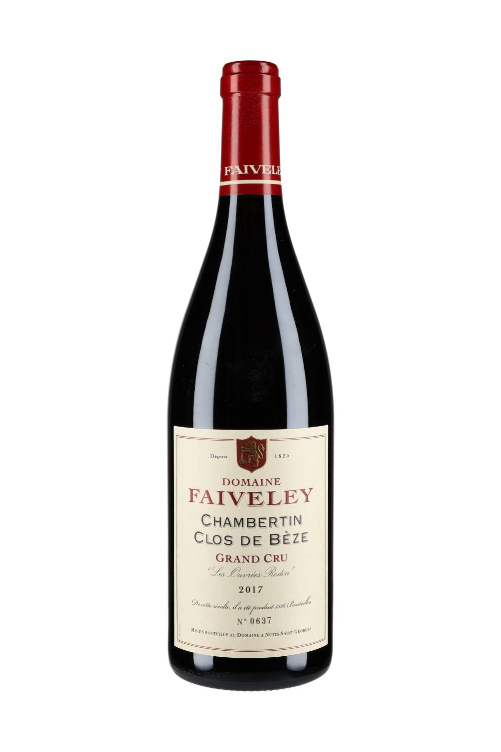 Domaine Faiveley Chambertin-Clos de Bèze Grand Cru Les Ouvrées Rodin 2017