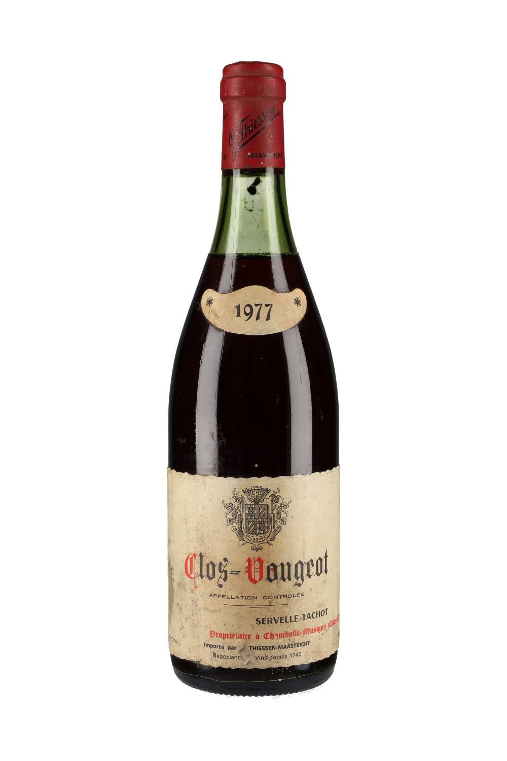 Domaine Servelle Tachot Clos Vougeot Grand Cru 1977