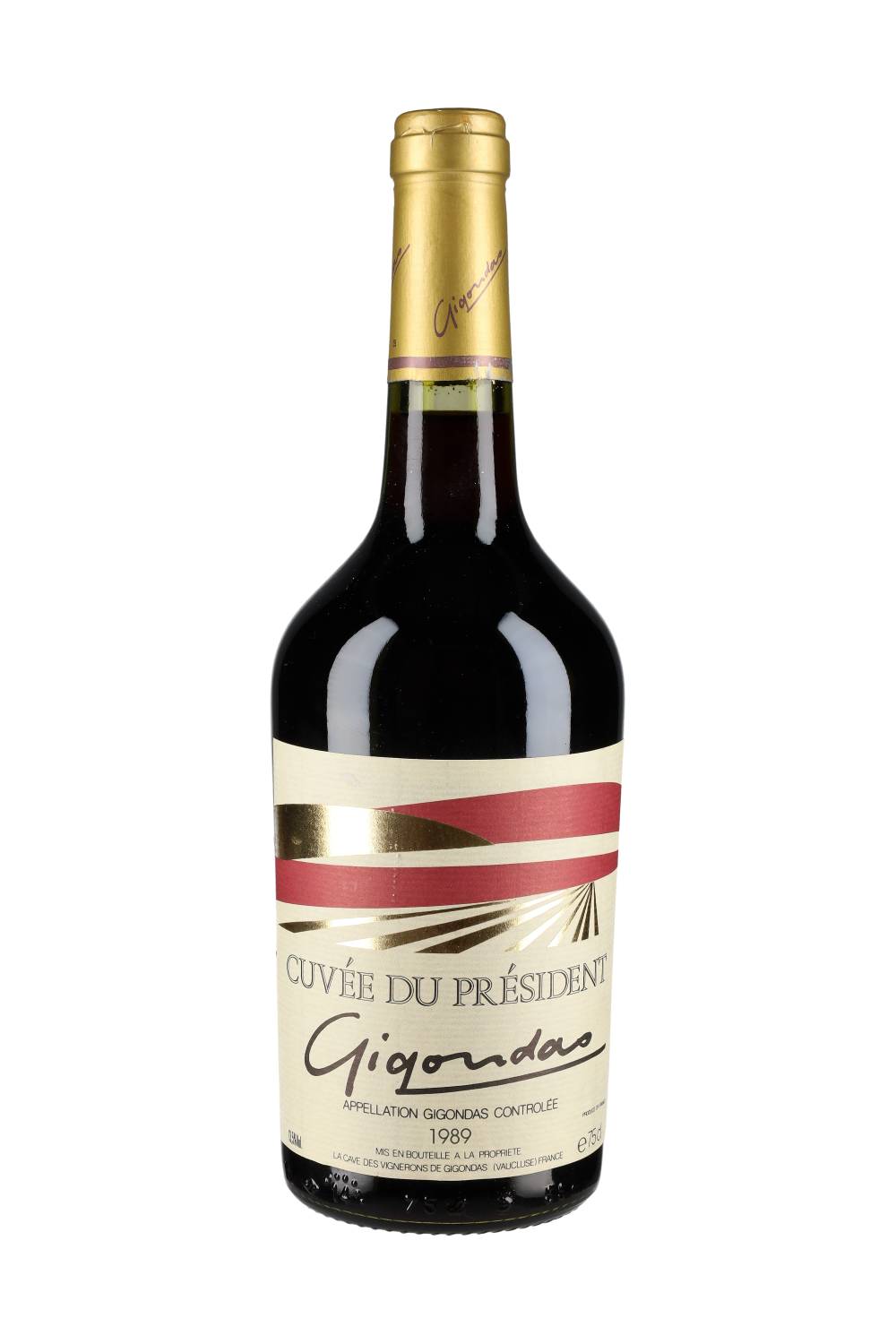 La Cave des Vignerons de Gigondas Gigondas Cuvée du Président 1989