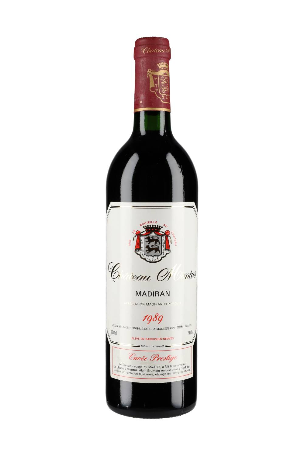 Château Montus Madiran Cuvée Prestige 1989