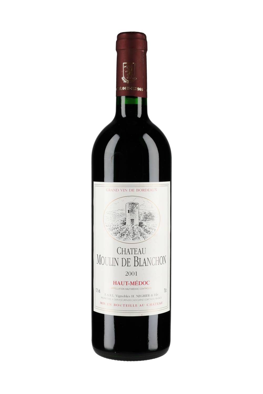 Château Moulin de Blanchon Haut-Médoc 2001