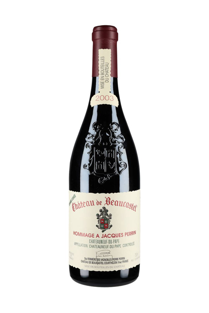 Château de Beaucastel Châteauneuf-du-Pape Hommage à Jacques Perrin 2003