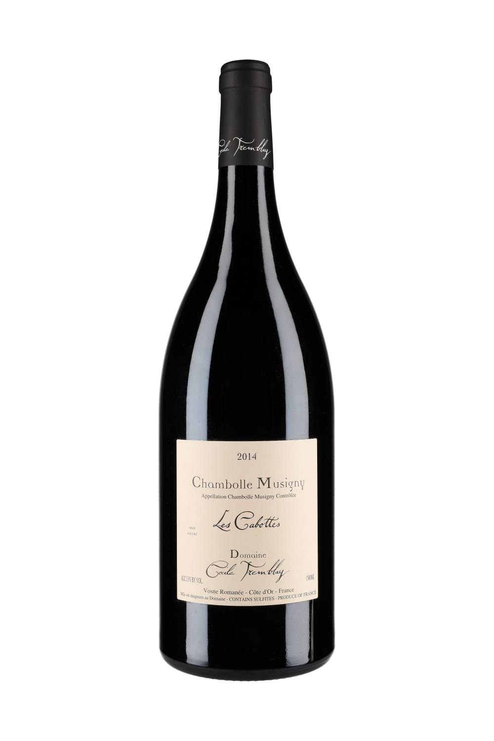 Domaine Cécile Tremblay Chambolle-Musigny Les Cabottes 2014 Magnum