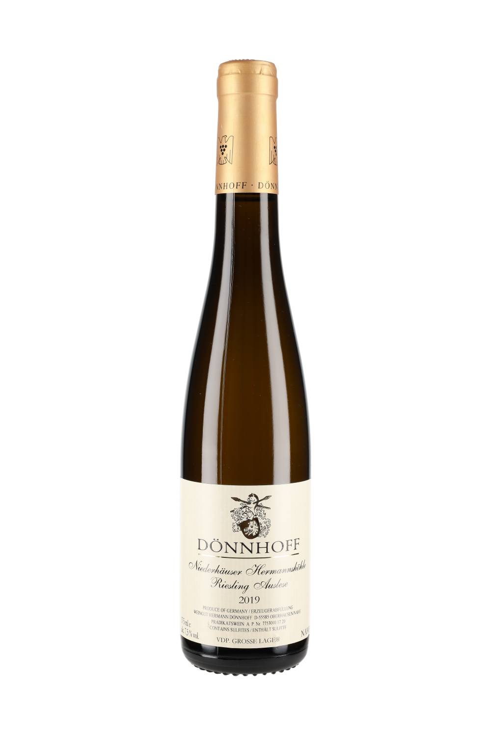 Weingut Dönnhoff Niederhäuser Hermannshöhle Riesling Auslese Goldkapsel 2019 0.375L