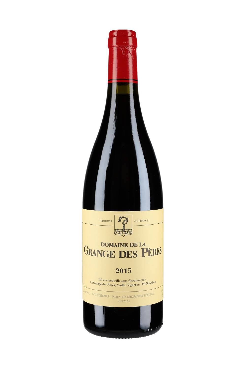 Domaine de la Grange des Pères IGP Pays d`Herault Rouge 2015