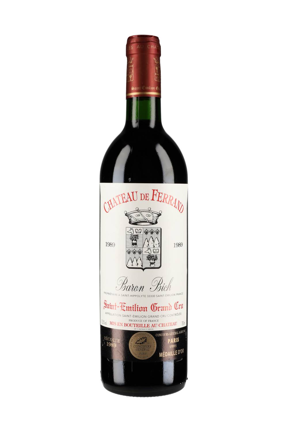 Château de Ferrand Saint-Émilion 1989