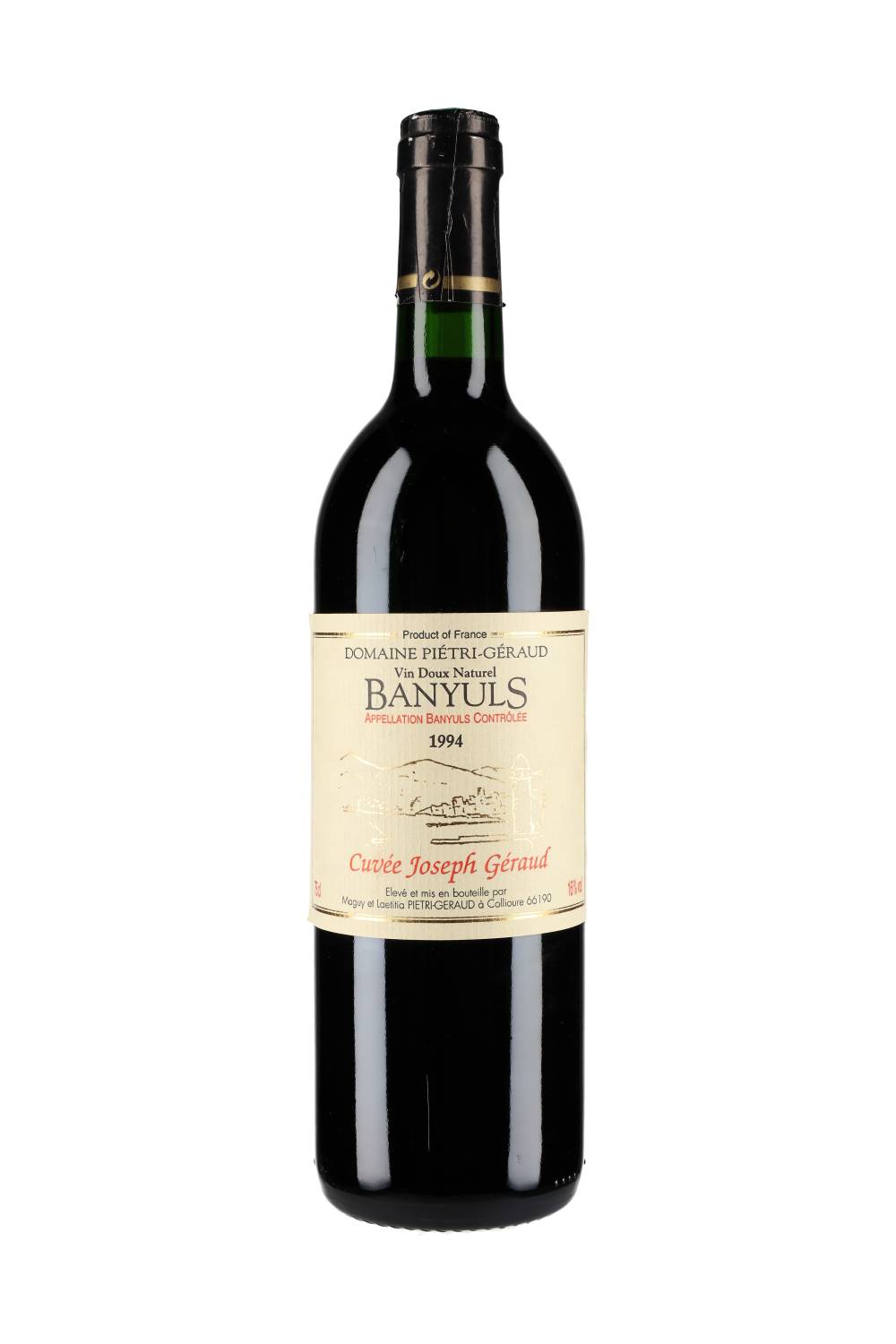 Domaine Pietri-Géraud Cuvée Joseph-Géraud Banyuls 1994